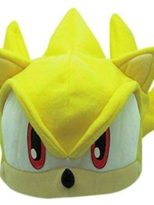 Touca Chapéu do Sonic the Hedgehog Super Luxo Amarela