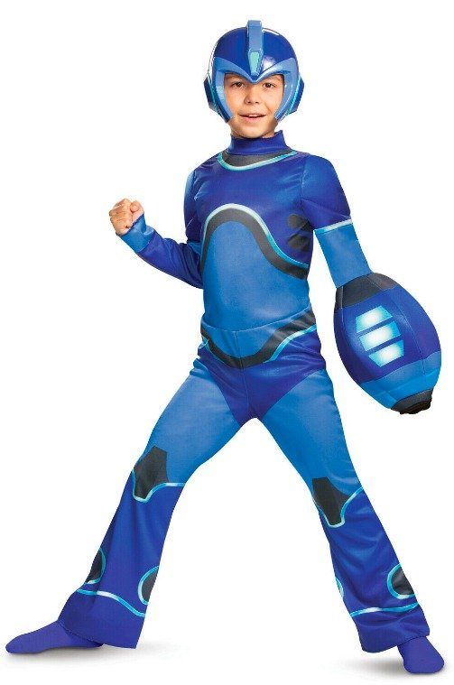 Fantasia Megaman Luxo Infantil Fantasia Megaman Luxo Infantil