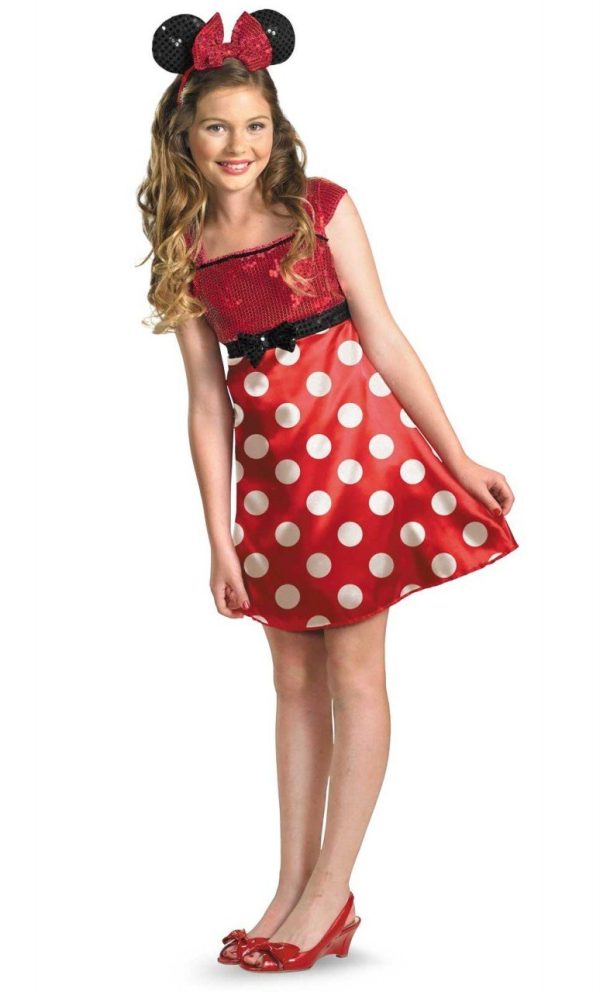 Fantasia Adolescente Minnie Mouse Vestido Vermelho Fantasia Adolescente Minnie Mouse Vestido Vermelho