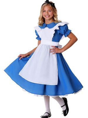 Fantasia Alice no País das Maravilhas Infantil Clássico