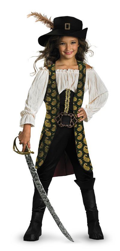 Fantasia Angelica Piratas do Caribe Infantil Luxo Fantasia Angelica Piratas do Caribe Infantil Luxo