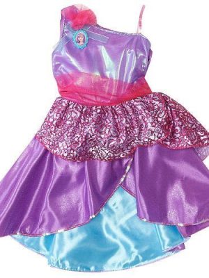 Fantasia Barbie Princesa Popstar Lilas