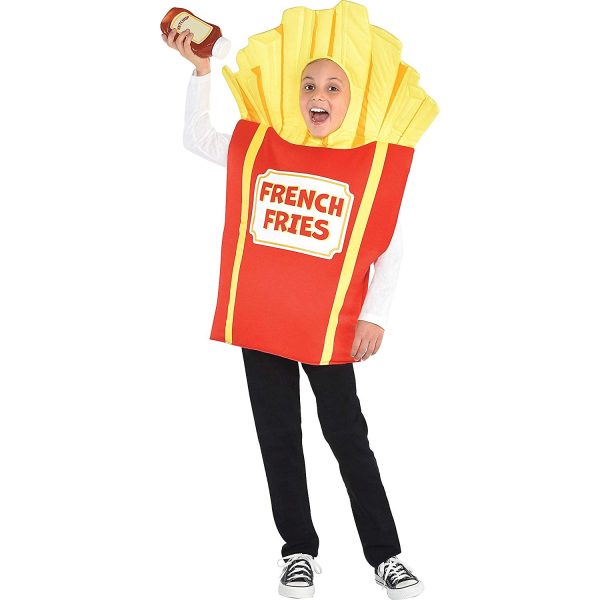 Fantasia Batata Frita Luxo Infantil Fantasia Batata Frita Luxo Infantil