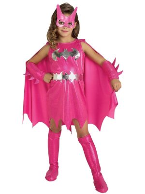 Fantasia Batgirl Infatil Rosa Fantasia Batgirl Infatil Rosa