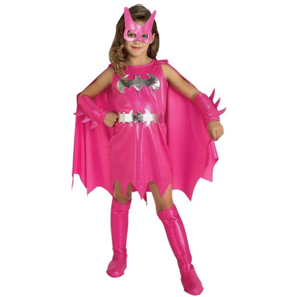 Fantasia Batgirl Infatil Rosa Fantasia Batgirl Infatil Rosa