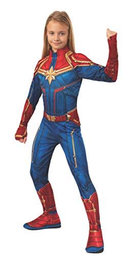 Fantasia Capitã Marvel infantil Luxo Fantasia Capitã Marvel infantil Luxo