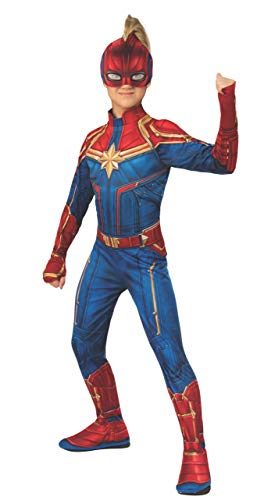 Fantasia Capitã Marvel infantil Luxo Fantasia Capitã Marvel infantil Luxo