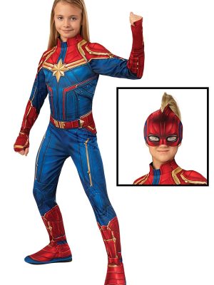 Fantasia Capitã Marvel infantil Luxo Fantasia Capitã Marvel infantil Luxo