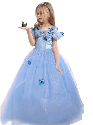 Fantasia Cinderela Infantil Borboletas Fantasia Cinderela Infantil Borboletas