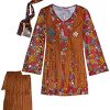 Fantasia de Hippie Paz e Amor Infantil
