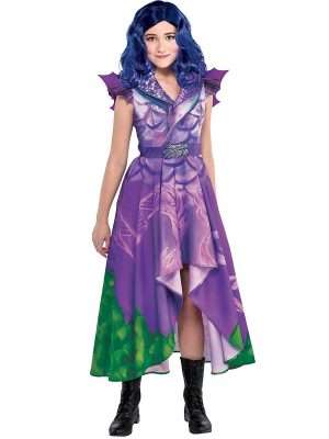 Fantasia Descendentes 3 Disney Mal Dragão Infantil Elite Vestido Fantasia Descendentes 3 Disney Mal Dragão Infantil Elite Vestido