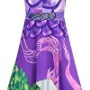 Fantasia Descendentes 3 Disney Mal Dragão Infantil Vestido