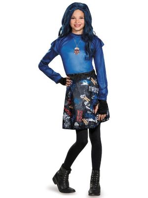 Fantasia Descendentes Disney Evie Infantil Clássica Fantasia Descendentes Disney Evie Infantil Clássica