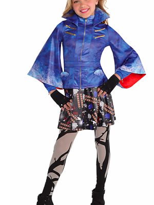 Fantasia Descendentes Disney Evie Infantil Luxo Fantasia Descendentes Disney Evie Infantil Luxo