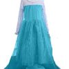 Fantasia Elsa Infantil Luxo Uma Aventura Congelante