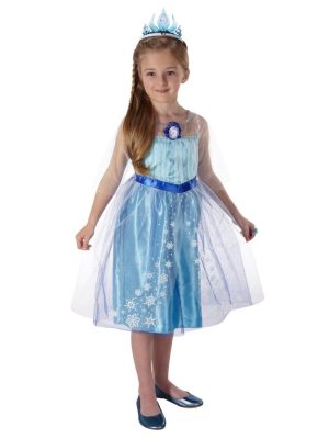 Fantasia Elsa Uma Aventura Congelante Infantil Luxo Fantasia Elsa Uma Aventura Congelante Infantil Luxo