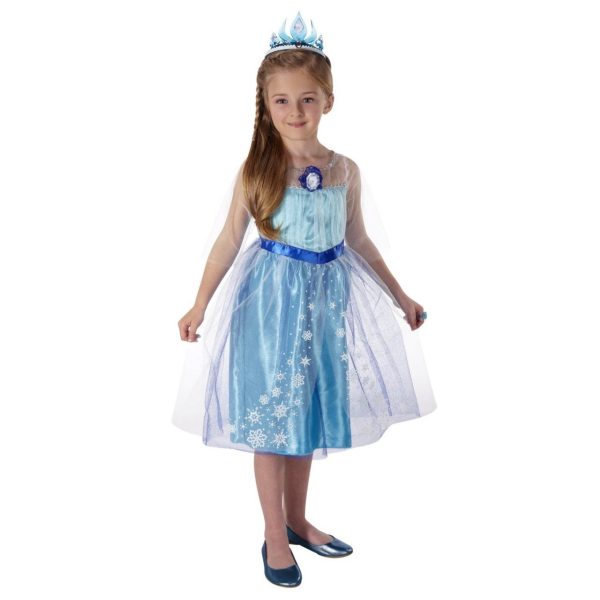 Fantasia Elsa Uma Aventura Congelante Infantil Luxo Fantasia Elsa Uma Aventura Congelante Infantil Luxo