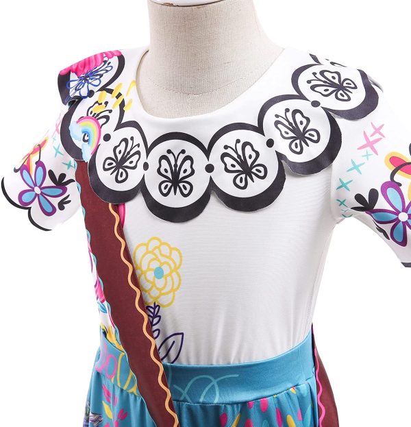 Fantasia Encanto Mirabel Disney infantil Luxo Fantasia Encanto Mirabel Disney infantil Luxo