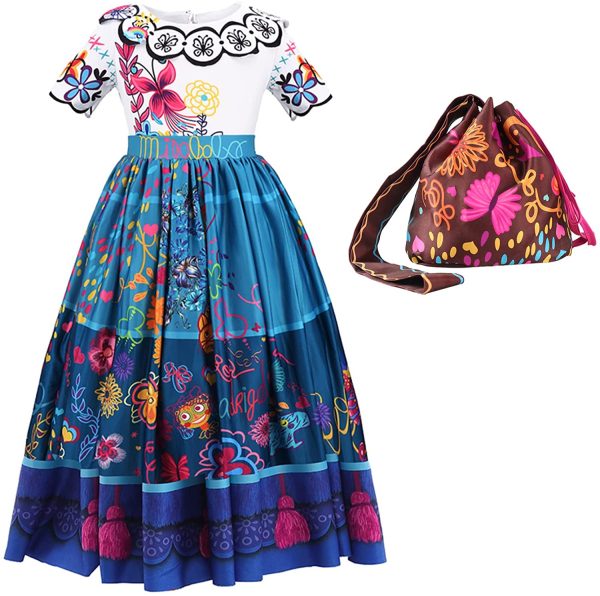Fantasia Encanto Mirabel Disney infantil Luxo Fantasia Encanto Mirabel Disney infantil Luxo