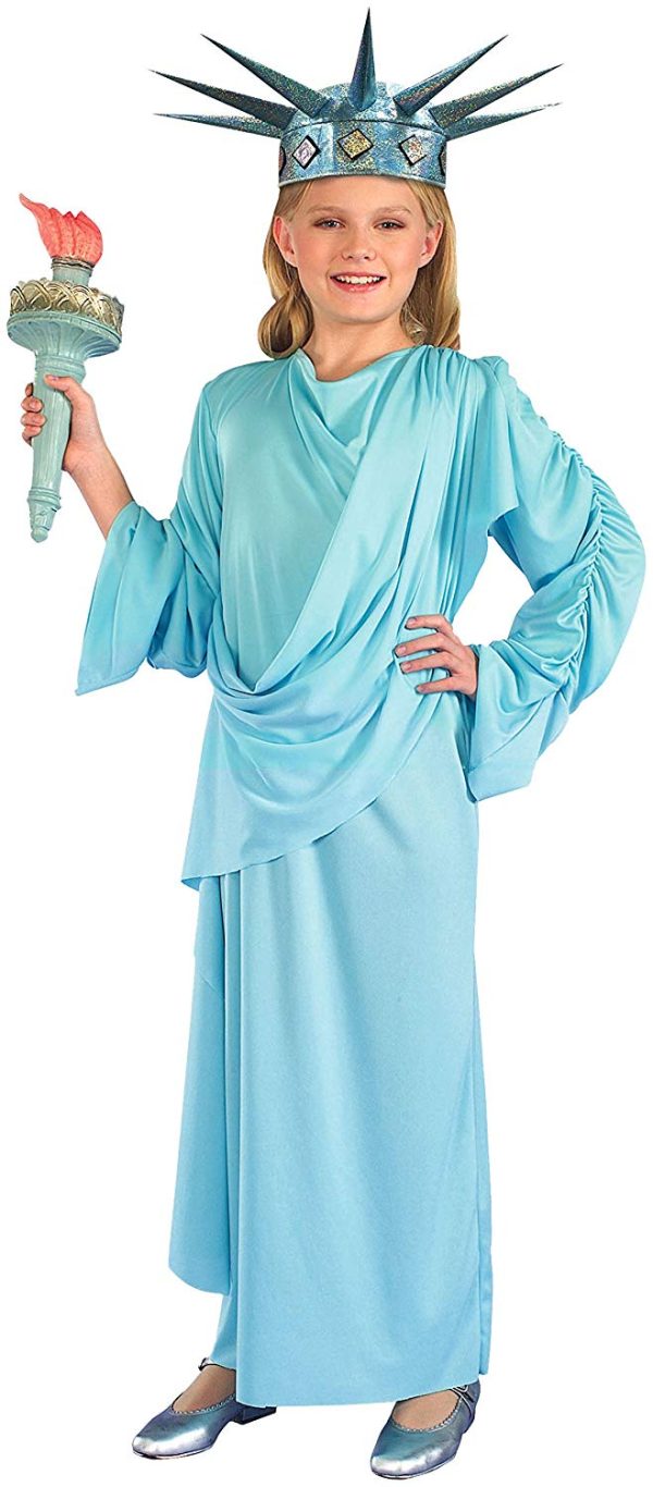 Fantasia Estátua da Liberdade Infantil Clássica Fantasia Estátua da Liberdade Infantil Clássica