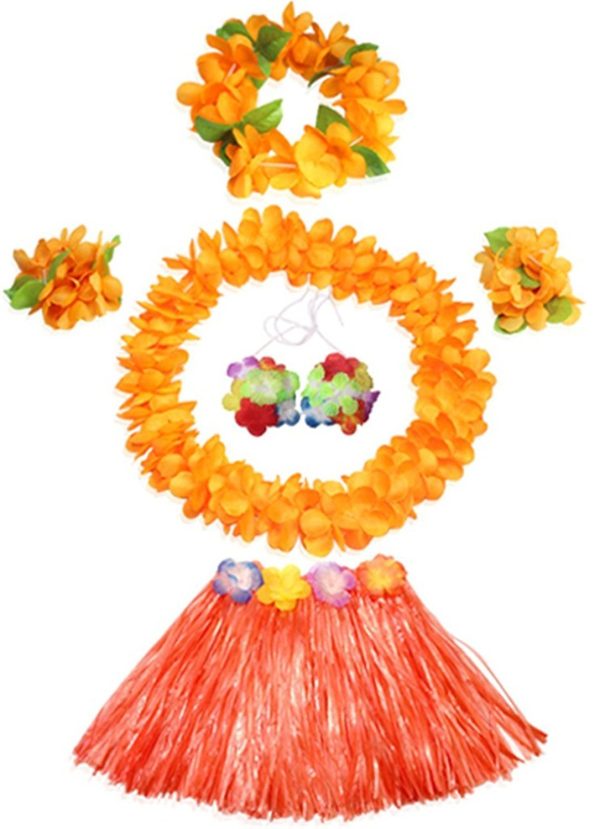 Fantasia Havaiana Clássico Laranja Infantil Fantasia Havaiana Clássico Laranja Infantil