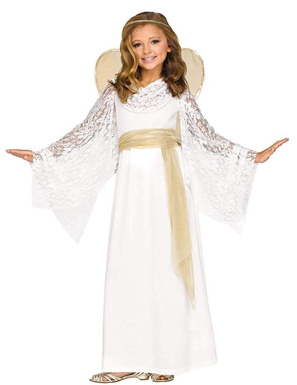 Fantasia Infantil Anjo da Guarda Divino Clássica