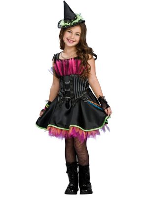Fantasia Infantil Bruxa Roqueira Fantasia Infantil Bruxa Roqueira
