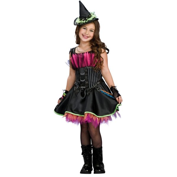 Fantasia Infantil Bruxa Roqueira Fantasia Infantil Bruxa Roqueira