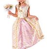 Fantasia Infantil Disney Enrolados Rapunzel de Noiva