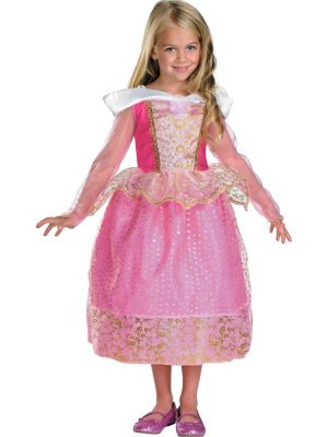 Fantasia Infantil Luxo Aurora Bela Adormecida Clássica