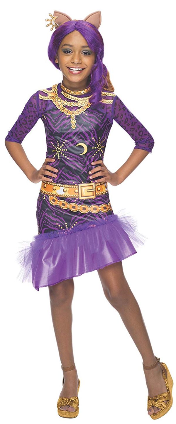 Fantasia Infantil Monster High Clawdeen Wolf Elegante Fantasia Infantil Monster High Clawdeen Wolf Elegante