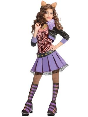 Fantasia Infantil Monster High Clawdeen Wolf Luxo