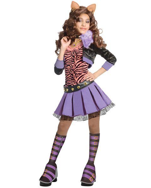 Fantasia Infantil Monster High Clawdeen Wolf Luxo Fantasia Infantil Monster High Clawdeen Wolf Luxo