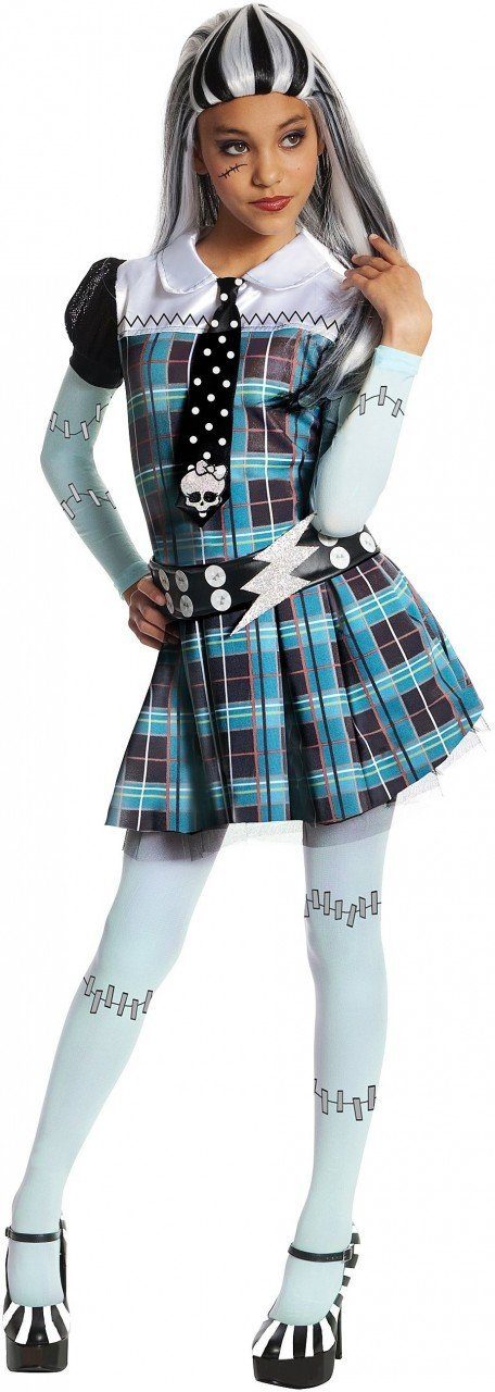 Fantasia Infantil Monster High Frankie Stein Fantasia Infantil Monster High Frankie Stein