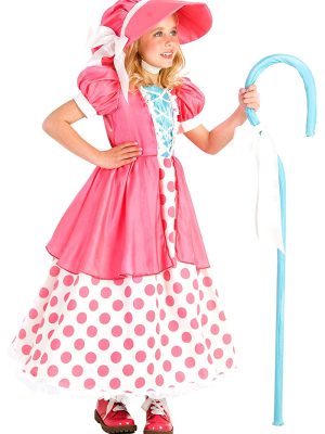 Fantasia Infantil Pastora de Ovelhas Bo Peep Toy Story Rosa Fantasia Infantil Pastora de Ovelhas Bo Peep Toy Story Rosa