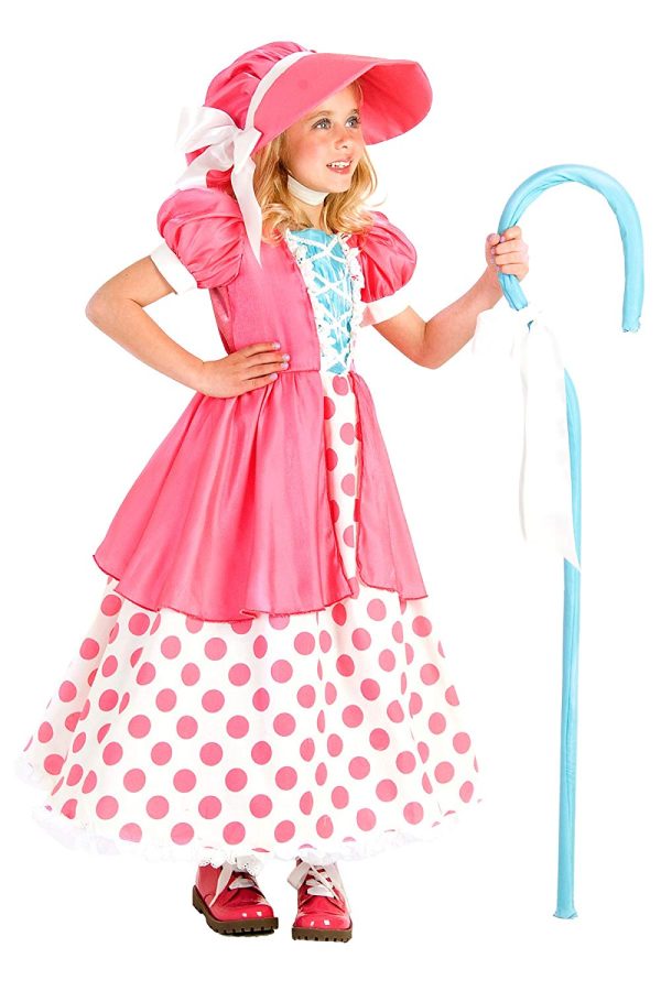 Fantasia Infantil Pastora de Ovelhas Bo Peep Toy Story Rosa Fantasia Infantil Pastora de Ovelhas Bo Peep Toy Story Rosa