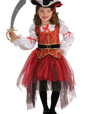 Fantasia Infantil Pirata Luxo Princesa dos Mares Fantasia Infantil Pirata Luxo Princesa dos Mares
