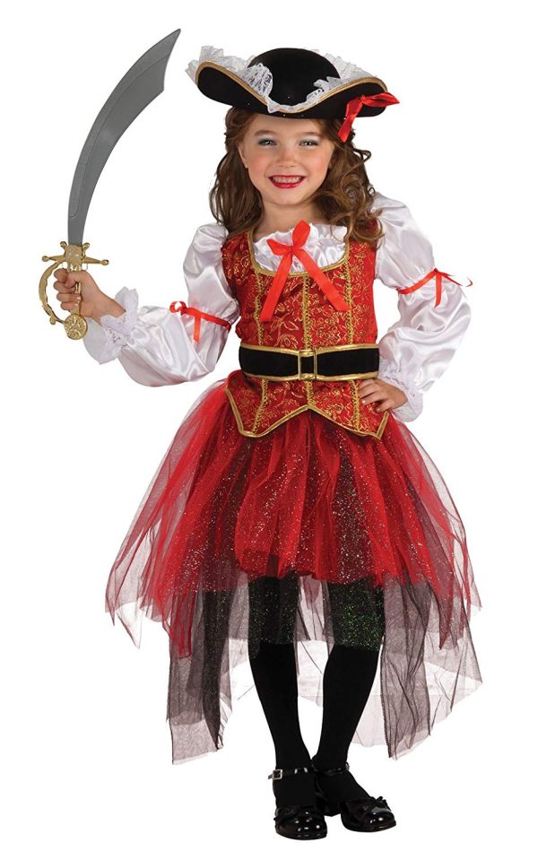 Fantasia Infantil Pirata Luxo Princesa dos Mares Fantasia Infantil Pirata Luxo Princesa dos Mares