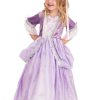 Fantasia Infantil Rapunzel Enrolados Lilás Clássico