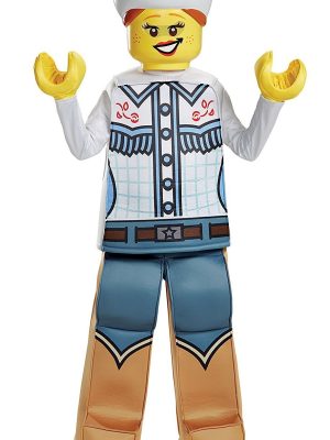 Fantasia Lego Cowgirl Menina Infantil