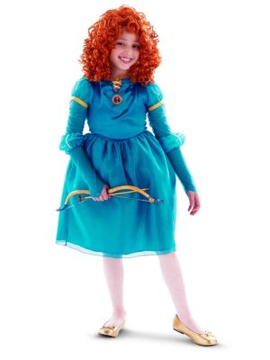Fantasia Merida Infantil Princesa Valente Luxo