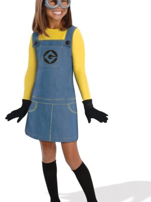 Fantasia Minion Dave Meu Malvado Favorito Infantil Garota