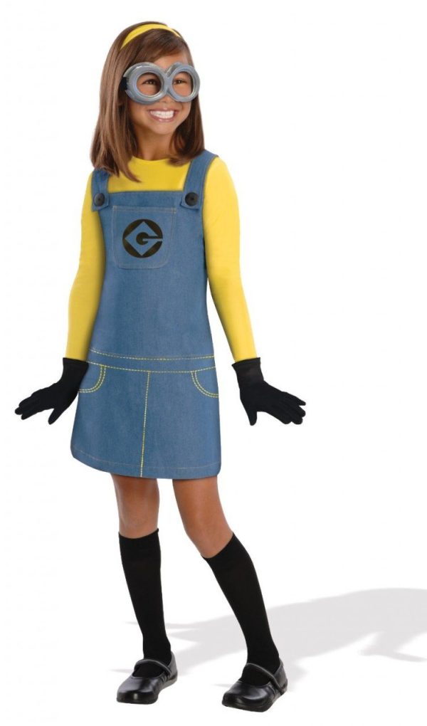 Fantasia Minion Dave Meu Malvado Favorito Infantil Garota Fantasia Minion Dave Meu Malvado Favorito Infantil Garota