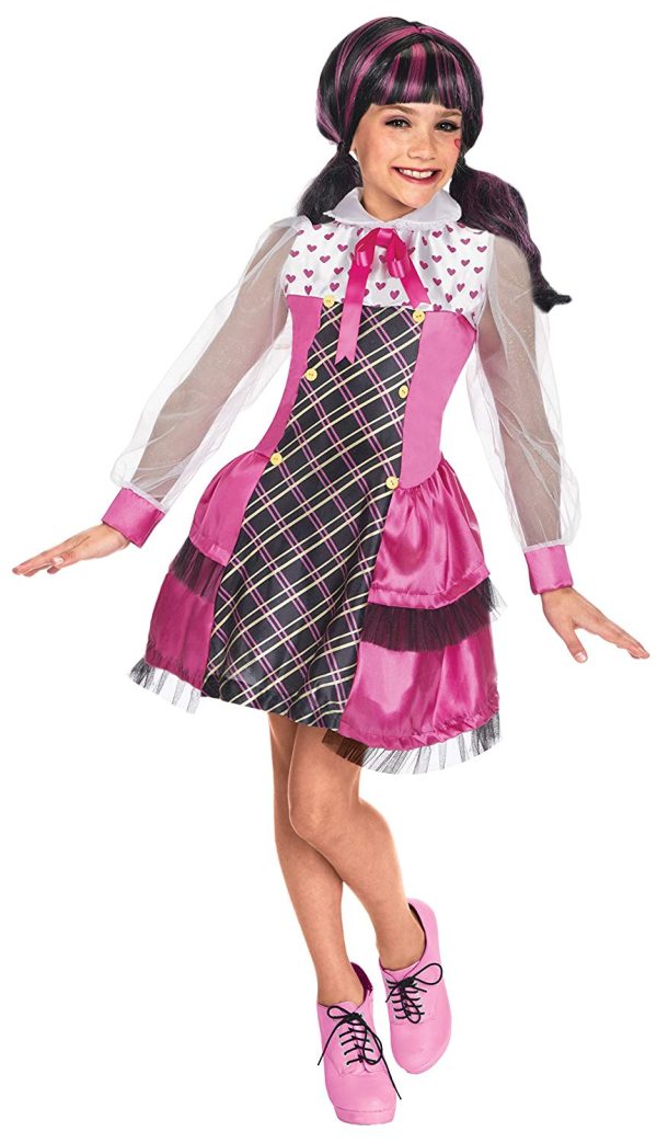 Fantasia Monster High Draculaura Clássica Infantil Fantasia Monster High Draculaura Clássica Infantil