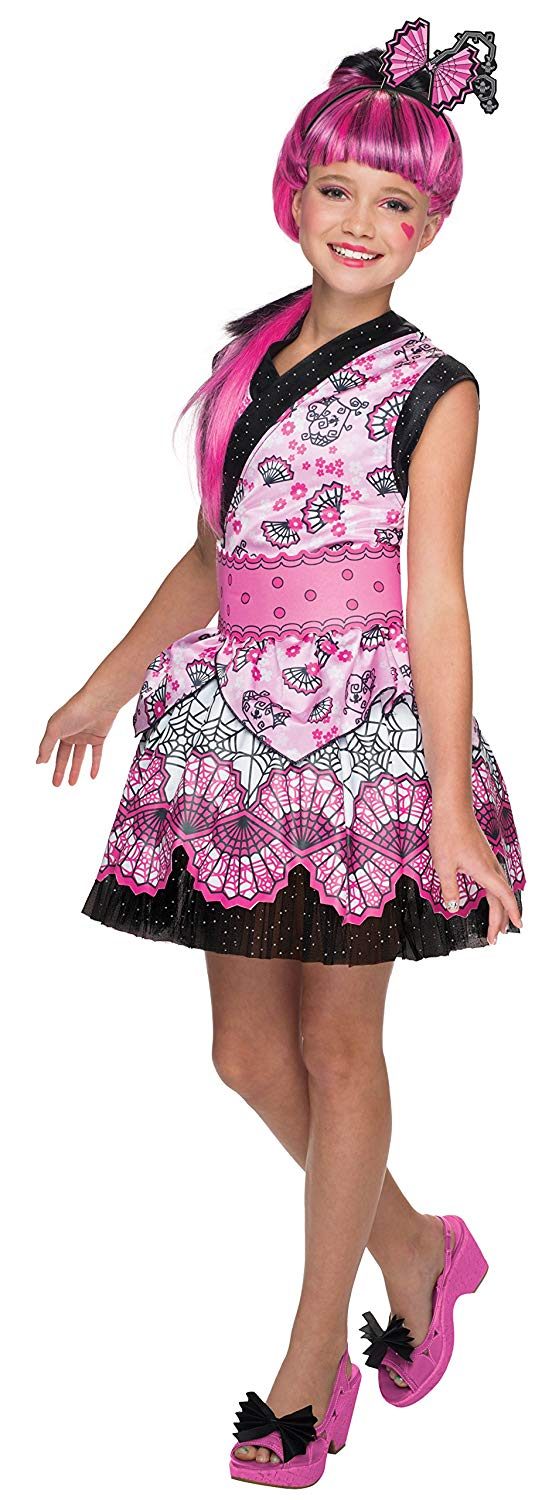 Fantasia Monster High Draculaura Oriental Infantil Fantasia Monster High Draculaura Oriental Infantil