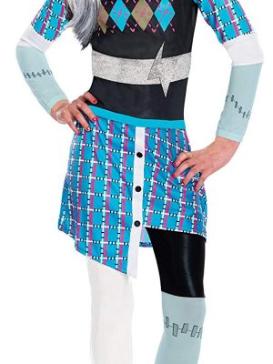 Fantasia Monster High Frankie Stein Infantil Sofisticada