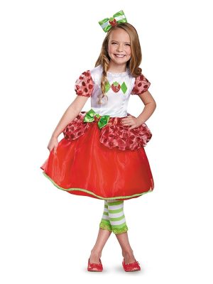 Fantasia Moranguinho Vestido Luxo Infantil Fantasia Moranguinho Vestido Luxo Infantil