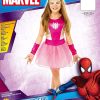 Fantasia Mulher Aranha Infantil Rosa Infantil