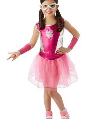 Fantasia Mulher Aranha Infantil Rosa Infantil Fantasia Mulher Aranha Infantil Rosa Infantil