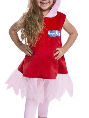 Fantasia Pepa a Porquinha Vestido Bailarina Infantil Luxo Fantasia Pepa a Porquinha Vestido Bailarina Infantil Luxo